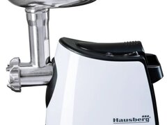 Masina de tocat carne Hausberg HB-3440A, 1600 W, capacitate 1kg/min, functie inversa, Alb